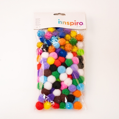 DIY handmade pom pom set