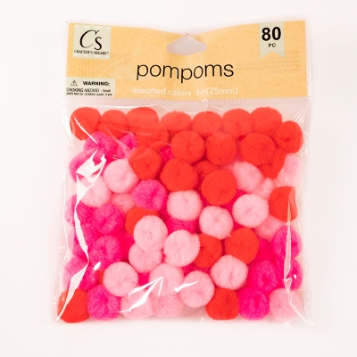 DIY handmade acrylic super soft pompon set